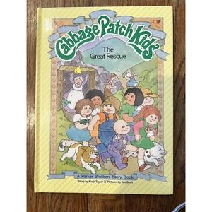 1984 Cabbage Patch Kids Book The Great Rescue, Great Condition